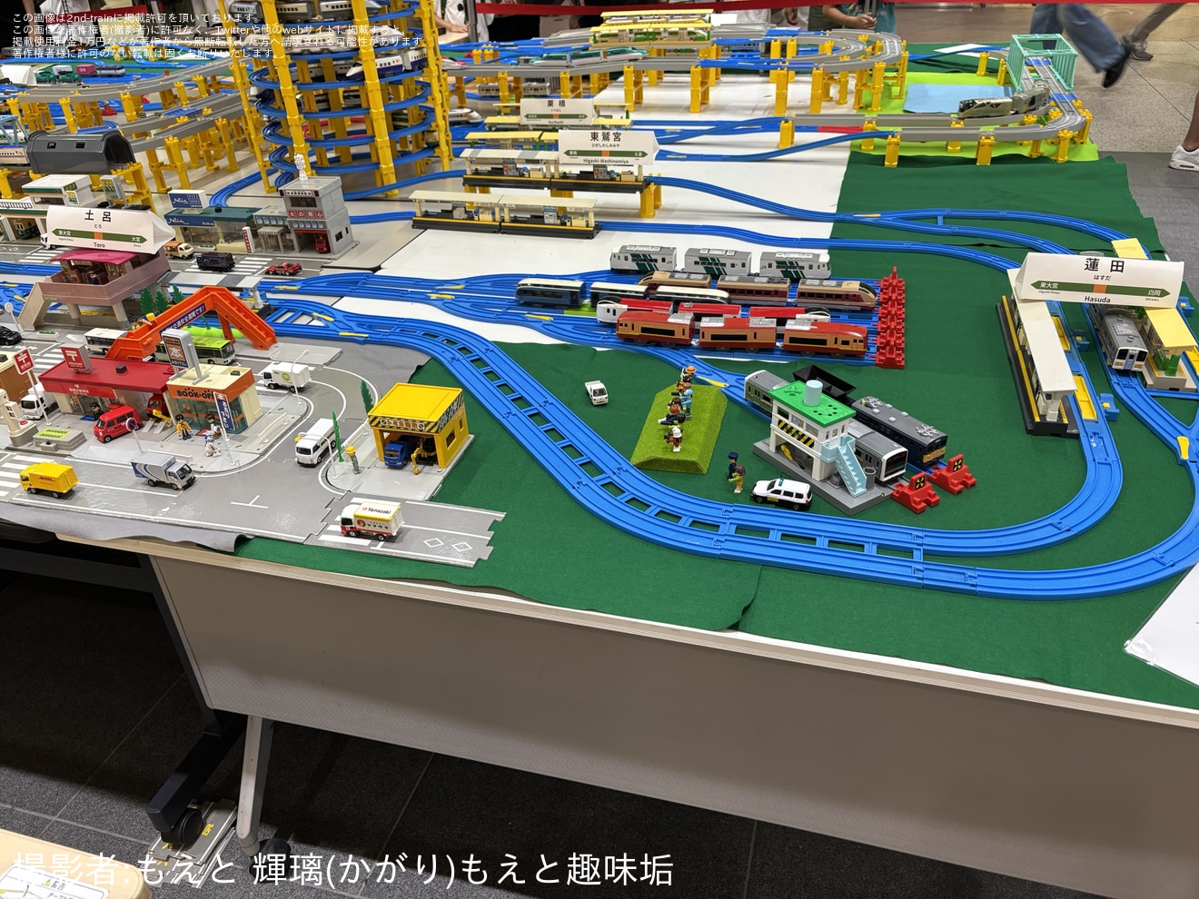 【JR東】宇都宮線140周年を記念し宇都宮線沿線がプラレールで再現、ヒガハスもの拡大写真