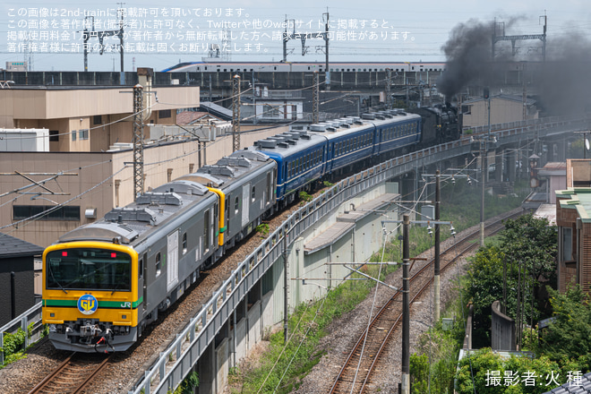 GV・SLぐんまよこかわ返却回送(D51 498の車両点検により安中で運転打ち切り)*後方撮影