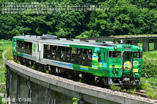 【JR東】臨時快速「風っこ只見線満喫号」を運行(2025年夏)を不明で撮影した写真