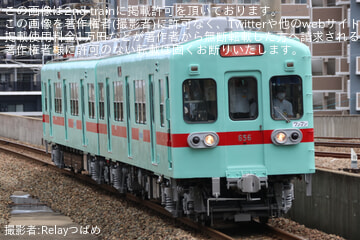 【西鉄】「アイスグリーン」復刻塗装となった600形606Fが営業運転開始