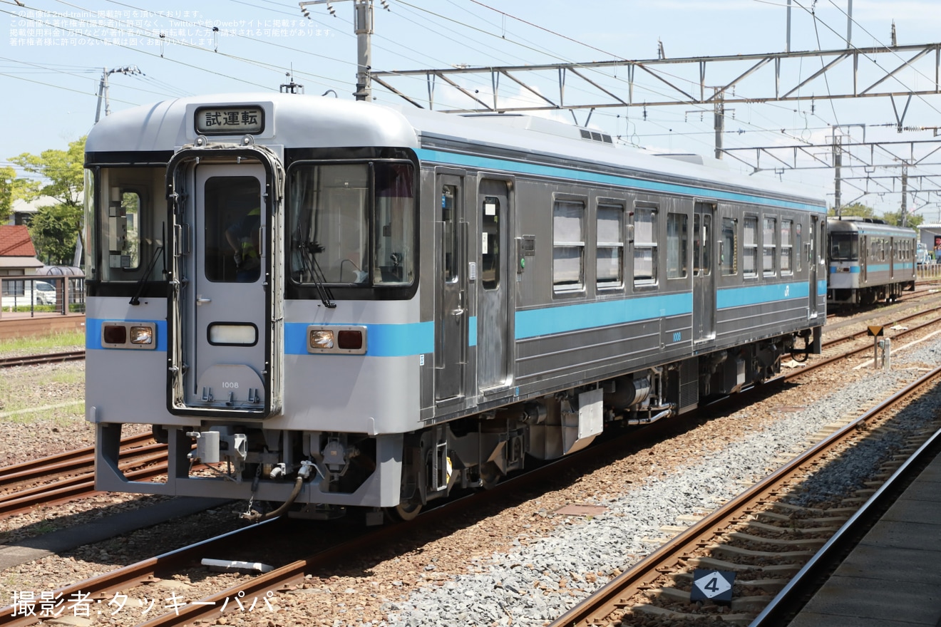 【JR四】1000形気動車1008号車が全般検査を終えて多度津工場出場の拡大写真