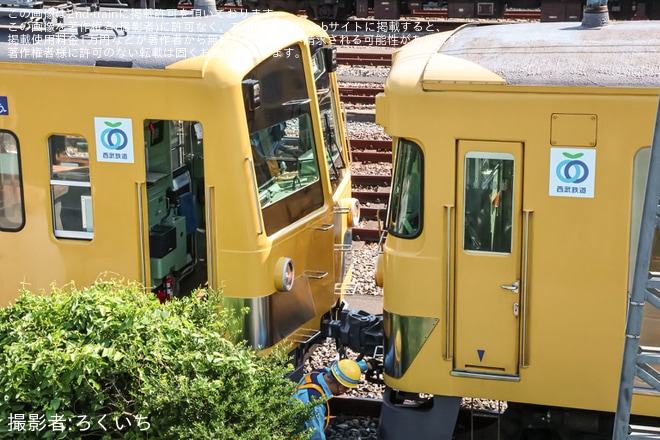 【西武】2000系2417F+2419Fが新101系263Fと連結を不明で撮影した写真