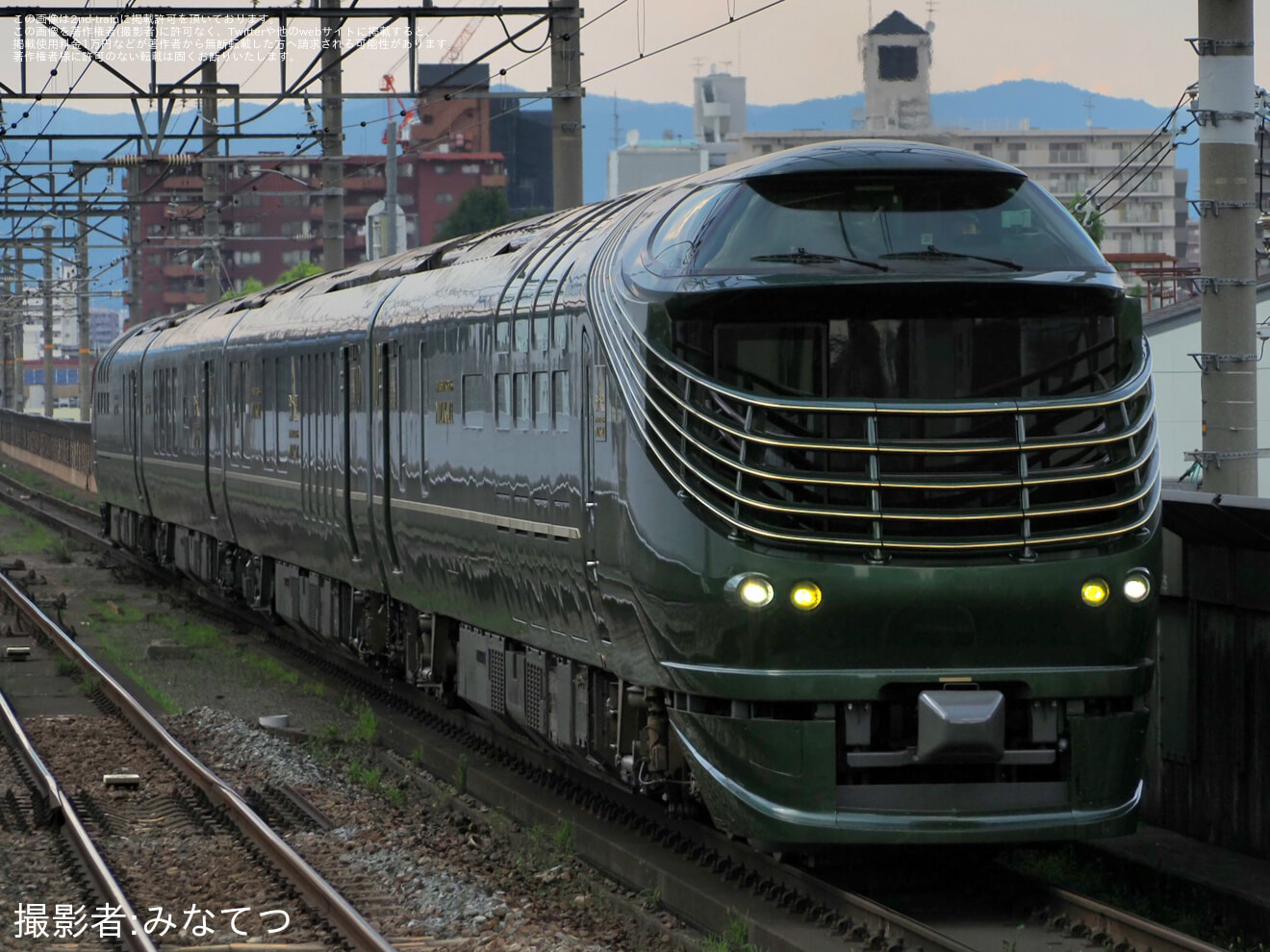 【JR西】87系「TWILIGHTEXPRESS瑞風」後藤総合車両所出場(20250723)の拡大写真