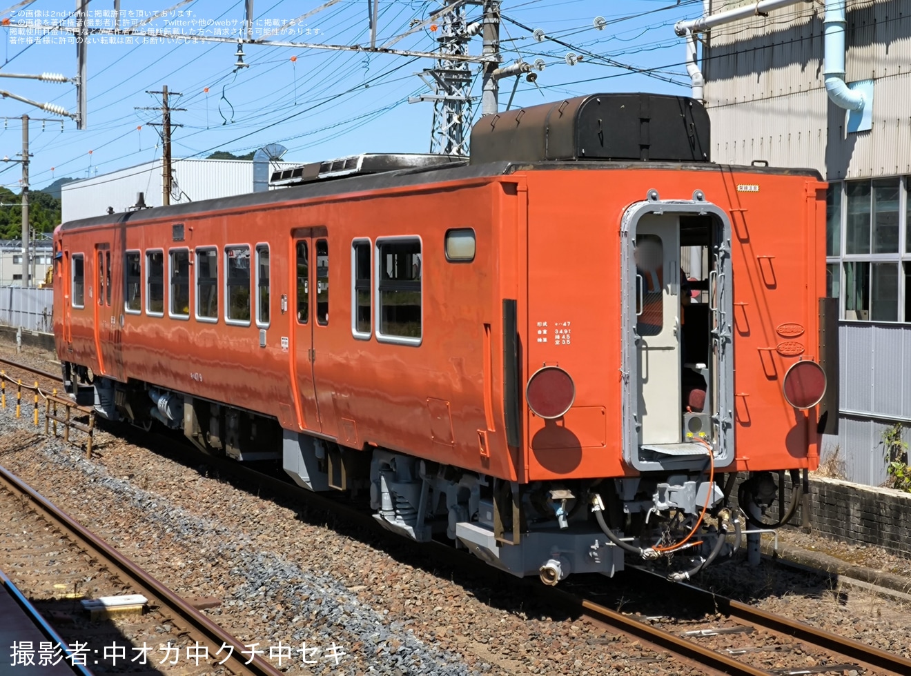 【JR西】キハ47-9下関総合車両所本所構内試運転の拡大写真