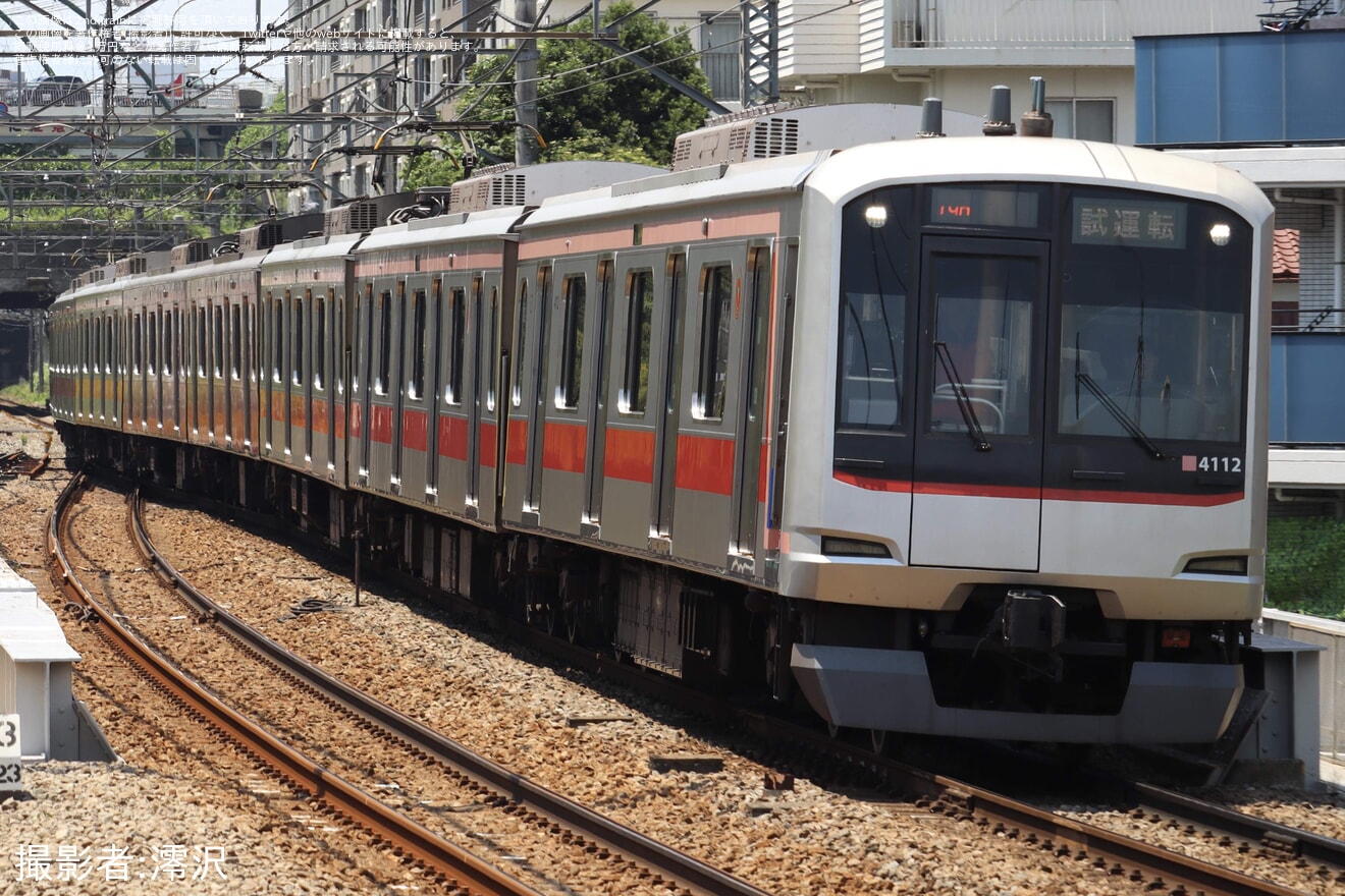 【東急】5050系4112F 長津田車両工場出場試運転の拡大写真