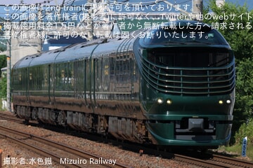 【JR西】87系「TWILIGHTEXPRESS瑞風」琵琶湖線内で試運転
