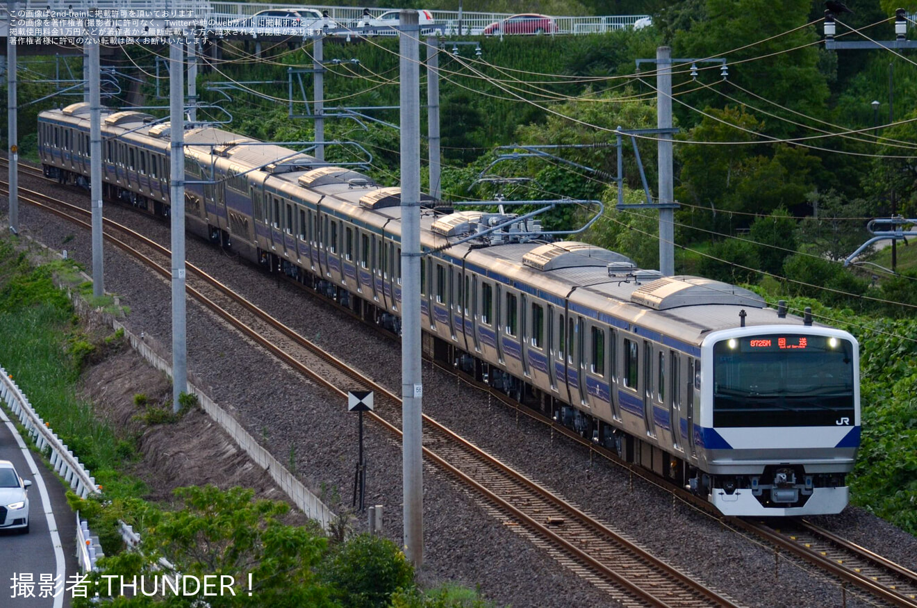 【JR東】E531系K413編成郡山総合車両センター出場回送の拡大写真