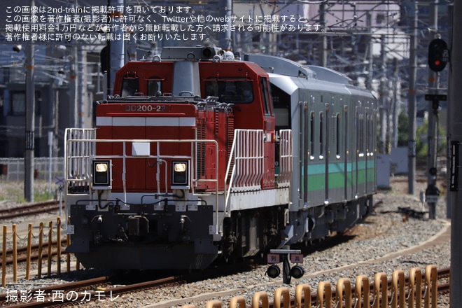 【JR東】HB-E220系2両(HB-E221-7+HB-E222-7)が甲種輸送