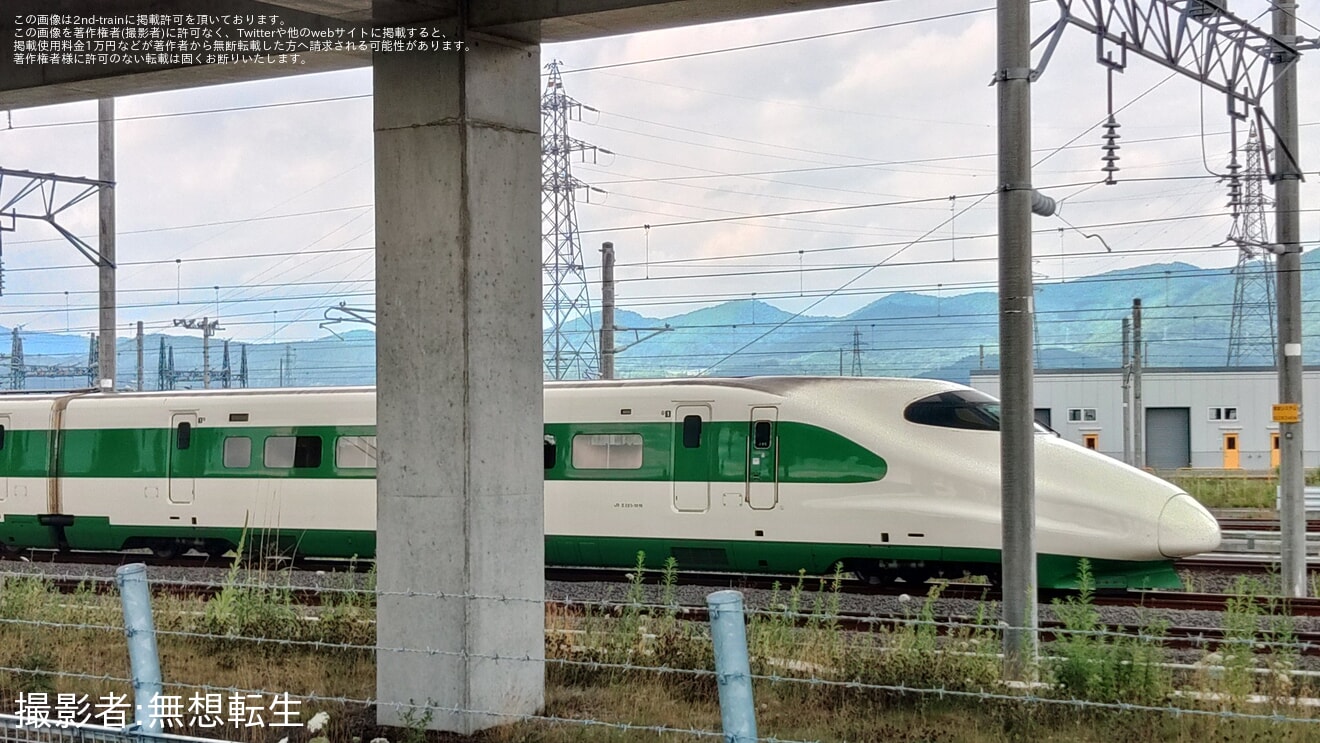 【JRTT】元E2系J66編成が構内を自走にて運転の拡大写真