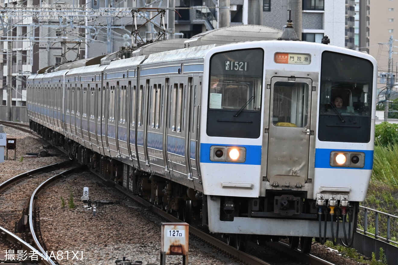【JR九】415系を使用した区間快速代走の拡大写真