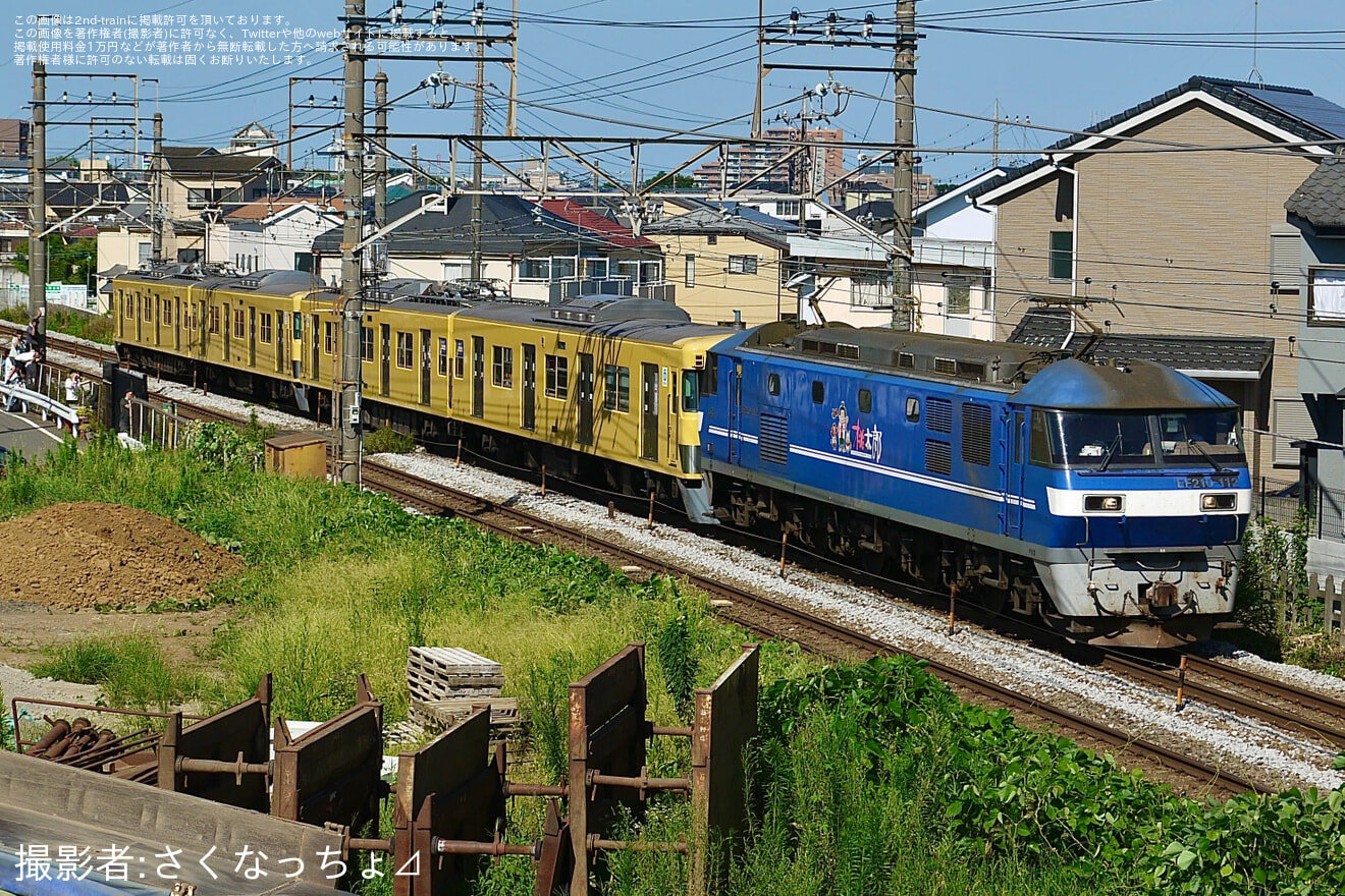 【近江】元西武2000系2417F・2419F 近江鉄道譲渡甲種輸送の拡大写真