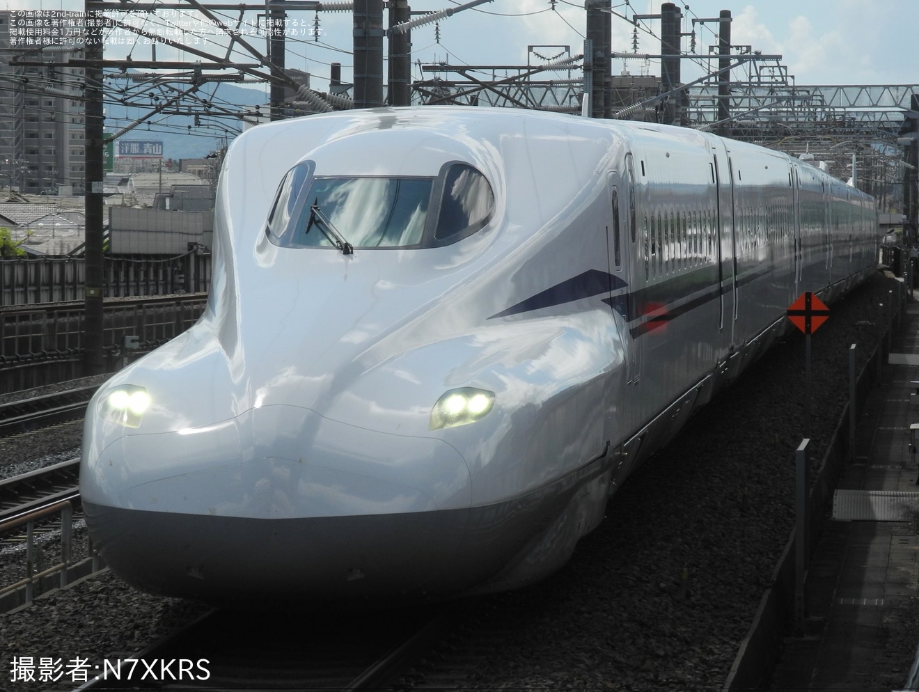 【JR海】N700S J12編成浜松工場出場試運転(202507)の拡大写真