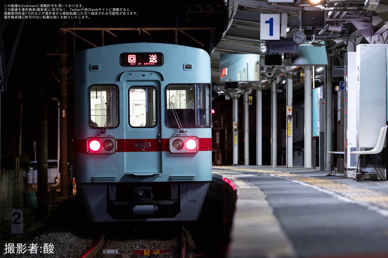 【西鉄】6000形6002F救援回送の拡大写真