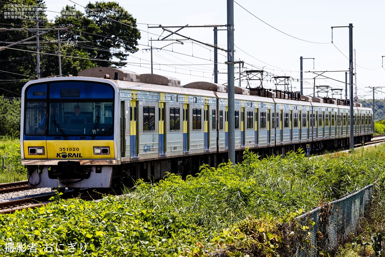 【Korail】351000系351F20編成が廃車回送の拡大写真