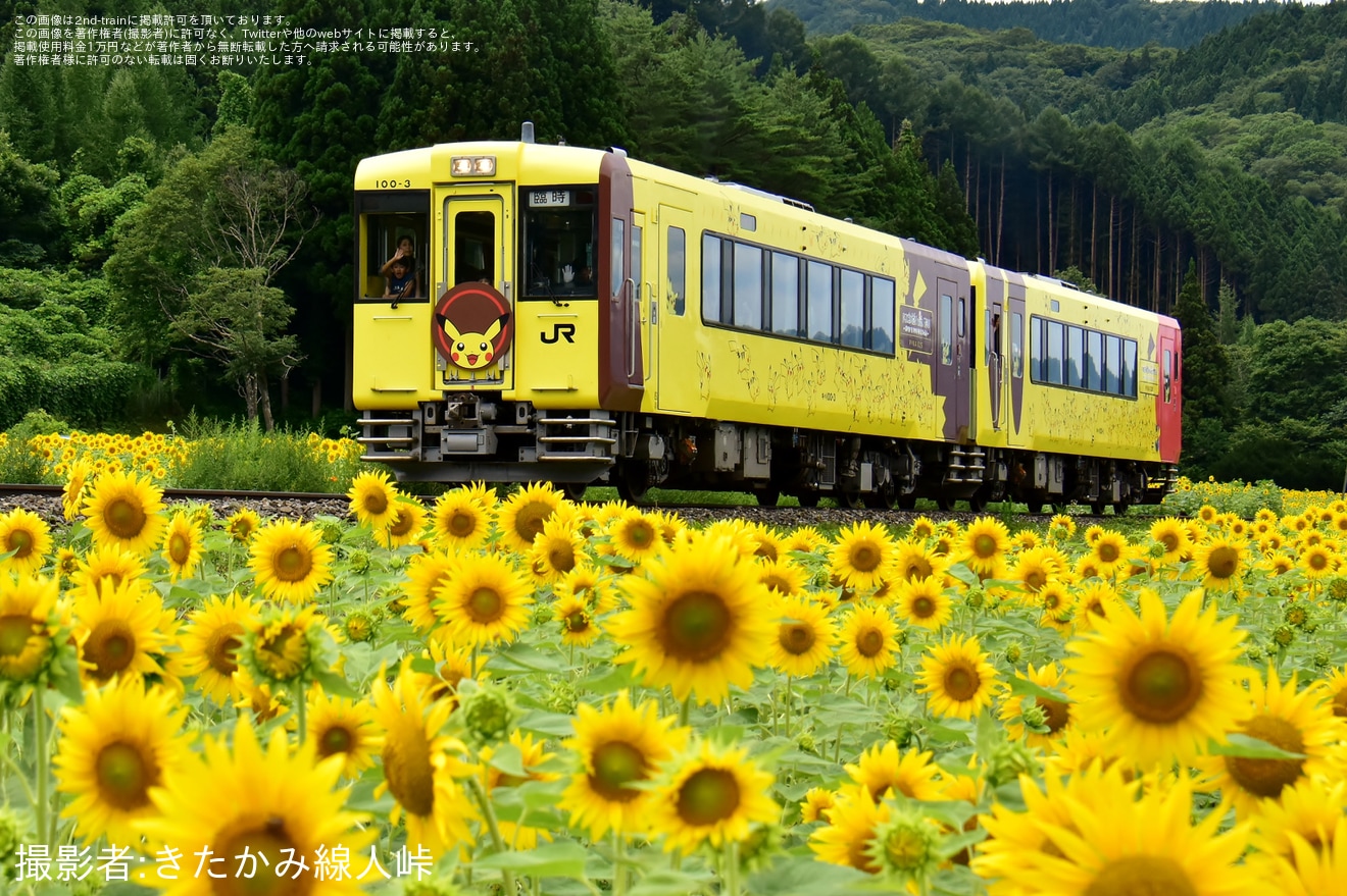 【JR東】臨時快速「ポケモントレイン釜石号」を運行の拡大写真