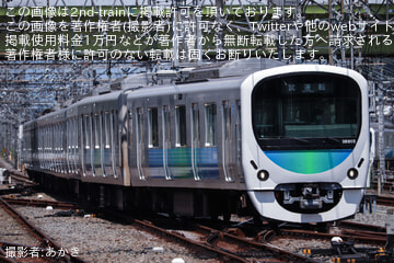 【西武】30000系38102F武蔵丘車両検修場出場試運転