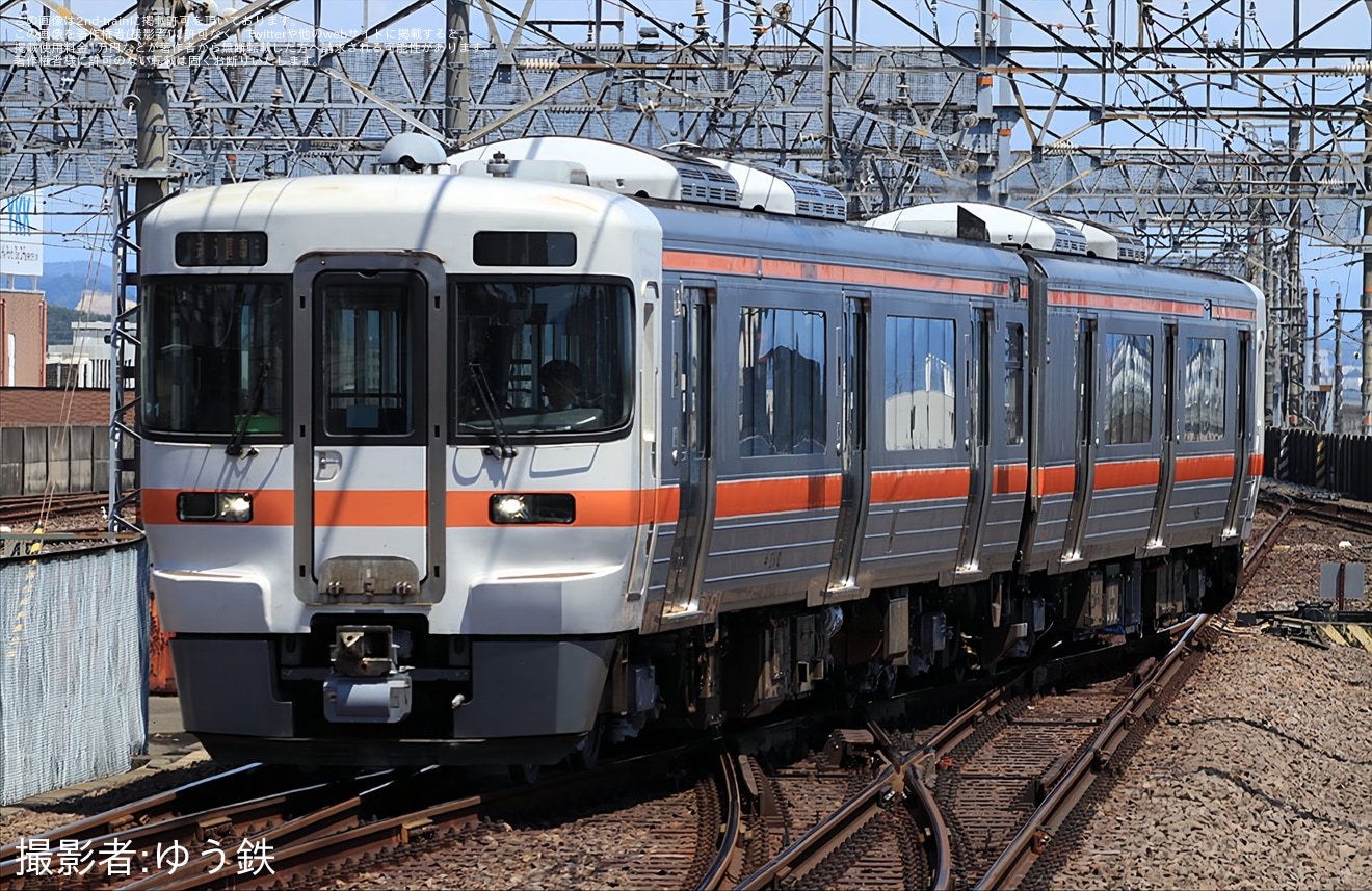 【JR海】キハ25系P1編成名古屋工場出場の拡大写真