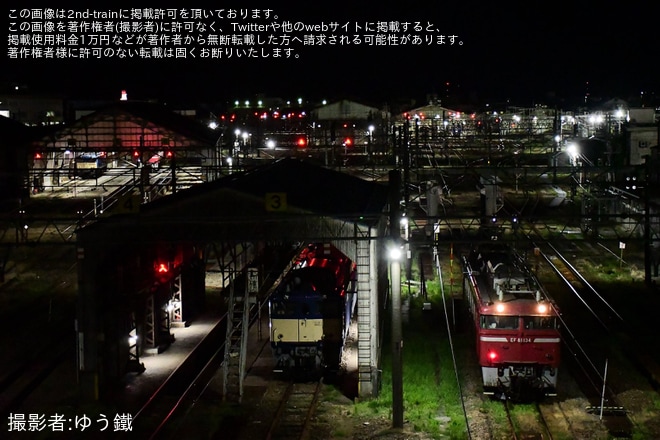 【JR東】EF81-134が秋田総合車両センターへ回送(202507)