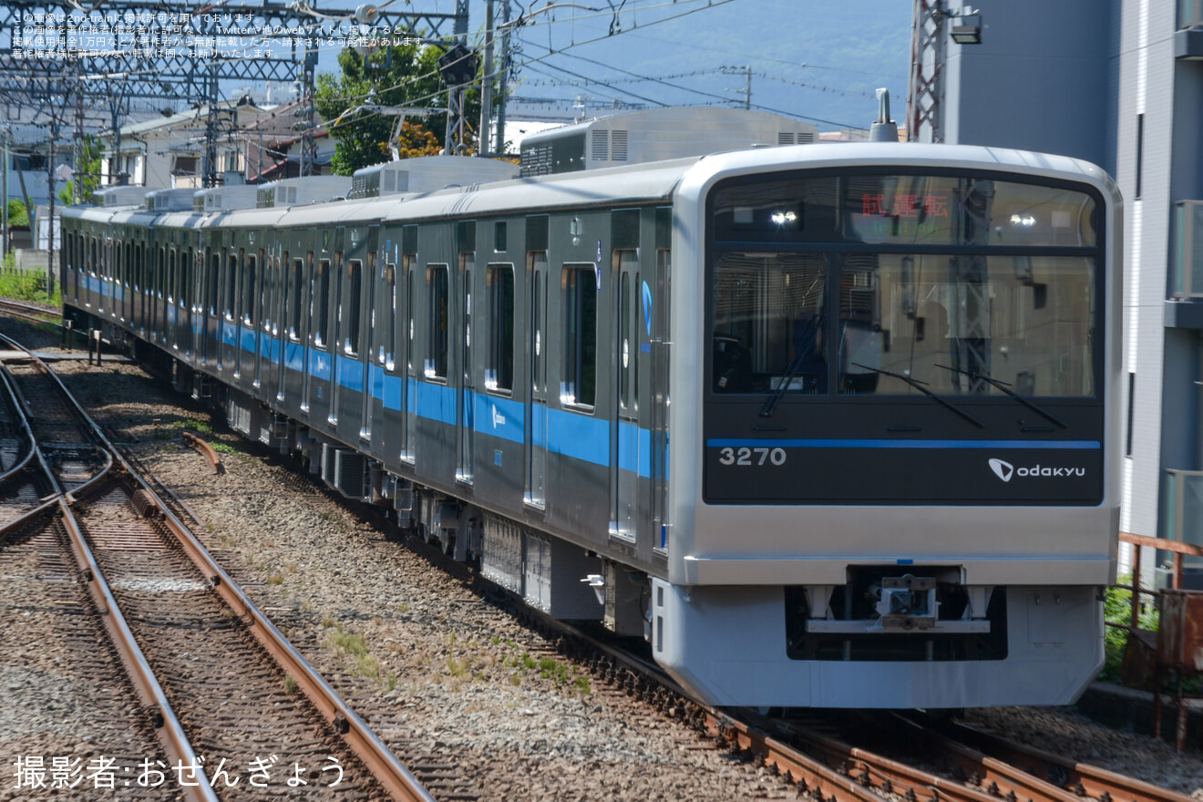 【小田急】3000形3270F(3270×6)更新工事及び全般検査明け試運転の拡大写真