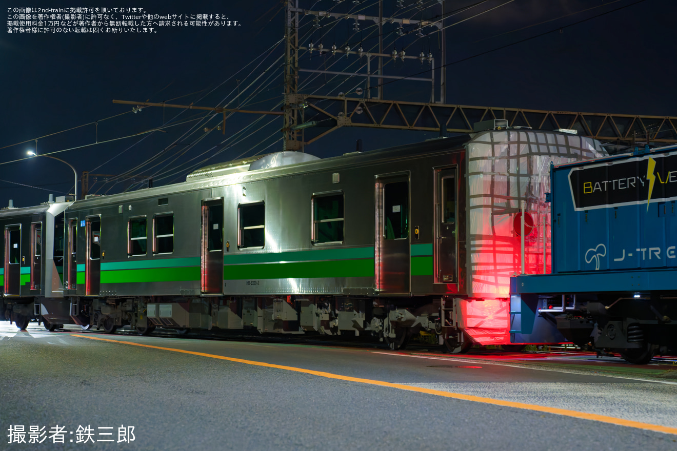 【JR東】HB-220系(HB-E220-2・HB-E221-2・HB-E222-2)J-TREC横浜事業所出場の拡大写真