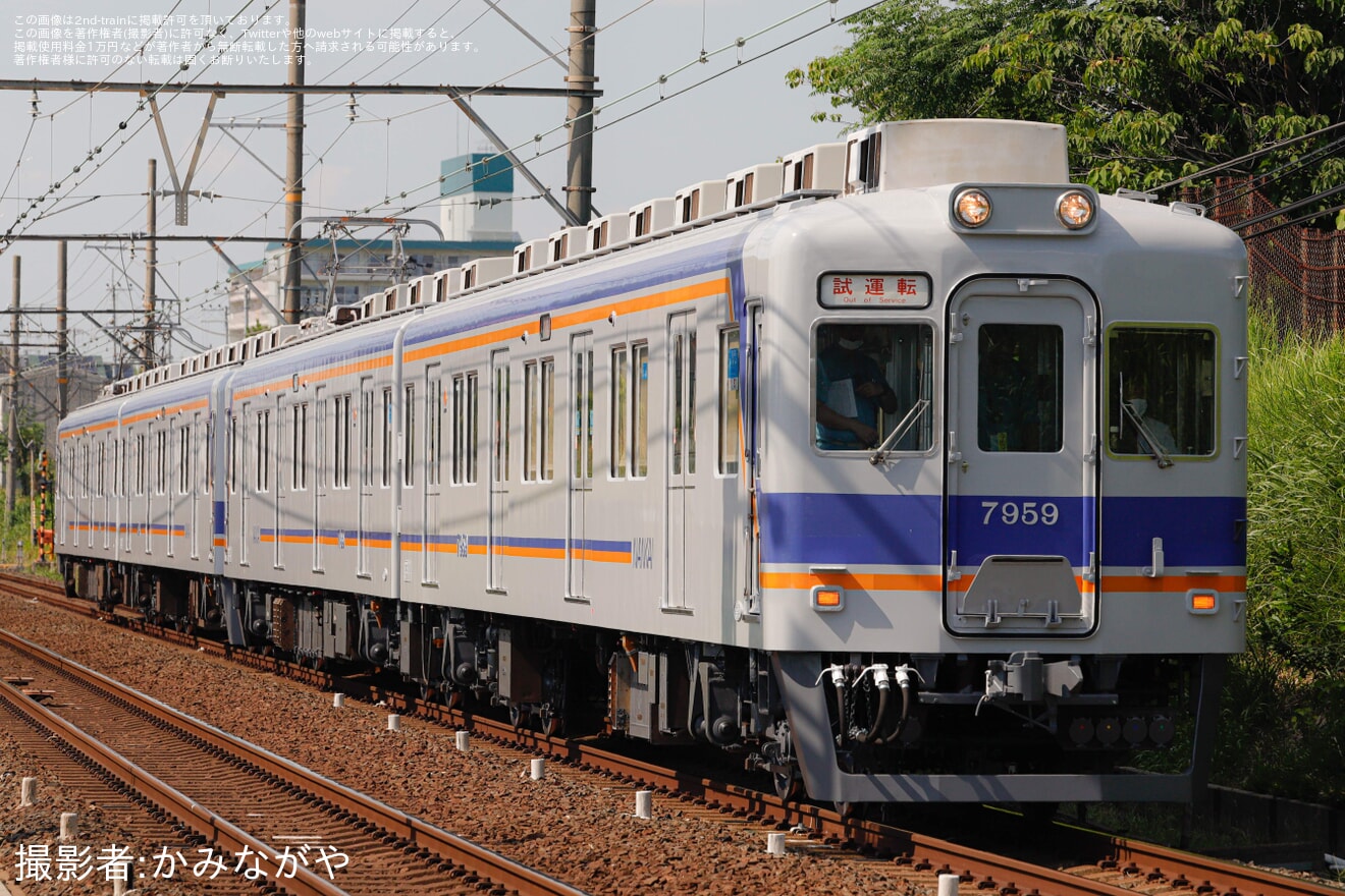 【南海】7100系7135F+7155F 千代田工場出場試運転の拡大写真