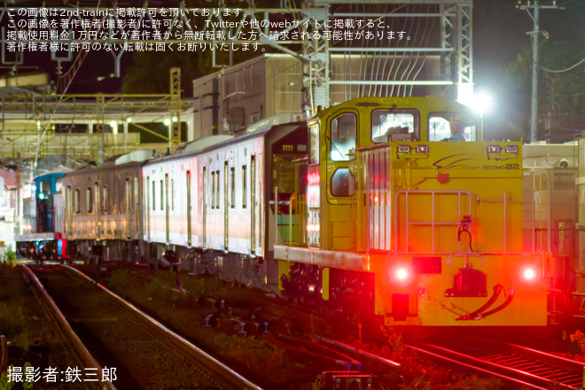 J-TREC横浜事業所付近で撮影された【JR東】HB-220系(HB-E220-2・HB-E221-2・HB-E222-2)J-TREC横浜事業所出場