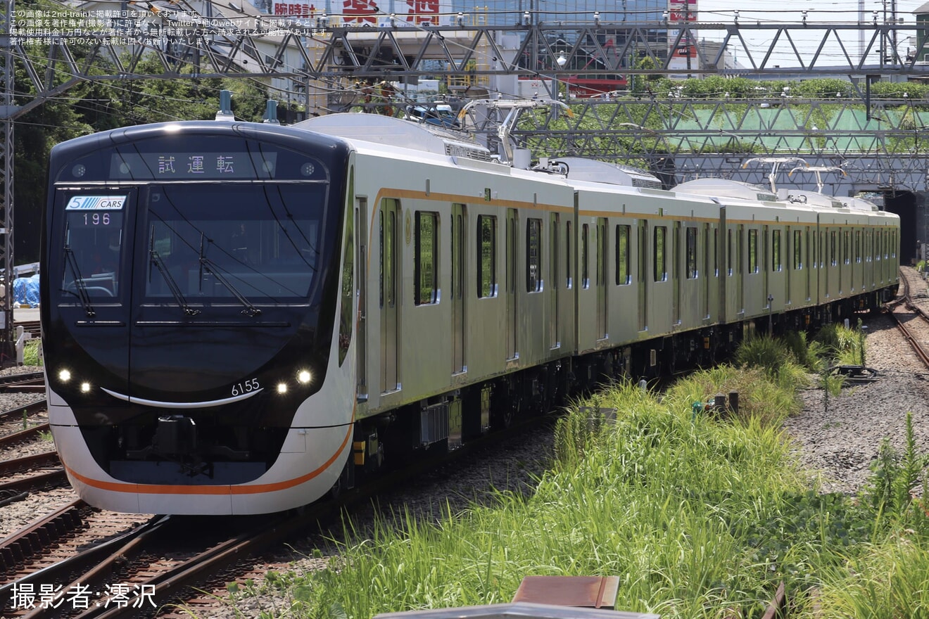 【東急】6020系6155Fが試運転を実施の拡大写真