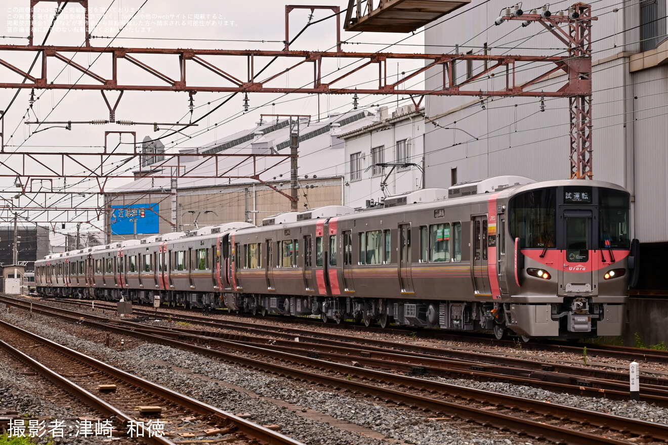 【JR西】227系R24+L34+L35編成近畿車輛出場の拡大写真