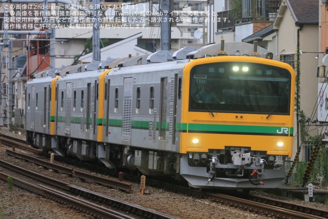 【JR東】GV-E197系三重連がE655系の露払い列車に使用
