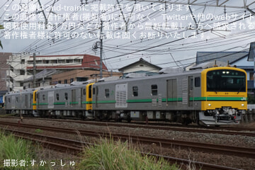 【JR東】GV-E197系三重連がE655系の露払い列車に使用