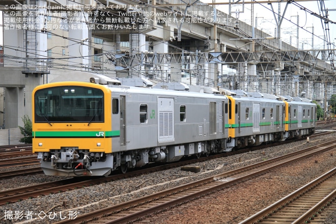 【JR東】GV-E197系TS01編成+GV-E197-102(TS03編成)が返却回送