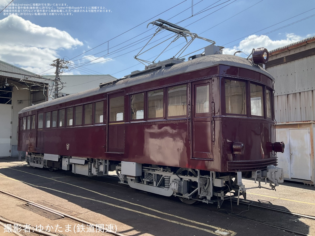 【神鉄】鈴蘭台車庫「デ101お披露目会」開催の拡大写真
