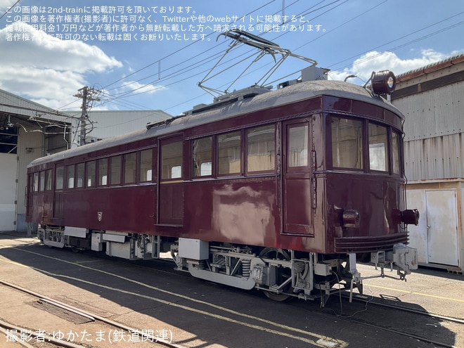 鈴蘭台車庫で撮影された【神鉄】鈴蘭台車庫「デ101お披露目会」開催