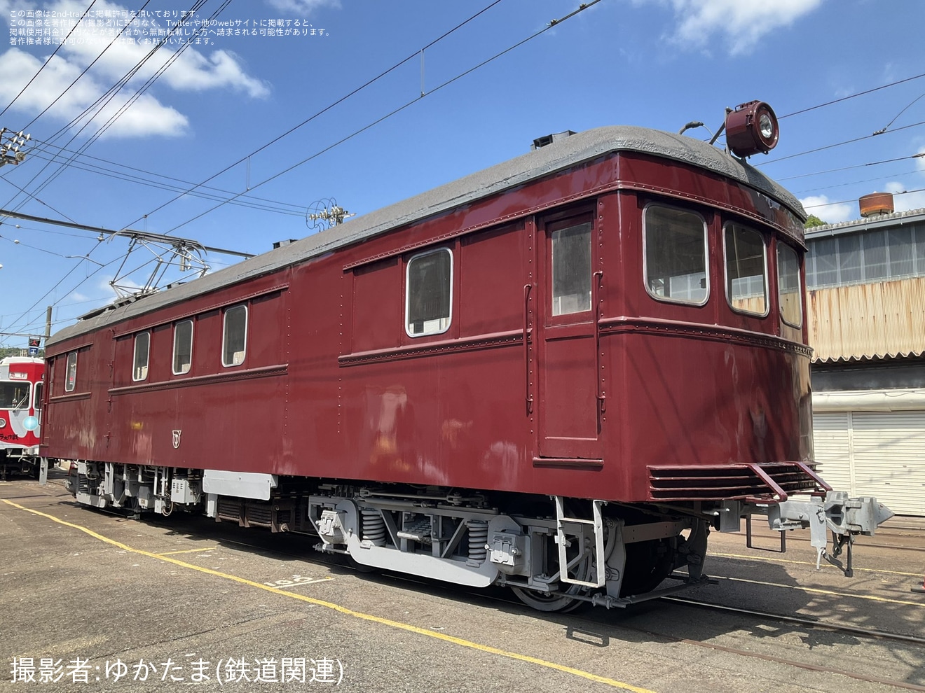 【神鉄】鈴蘭台車庫「デ101お披露目会」開催の拡大写真