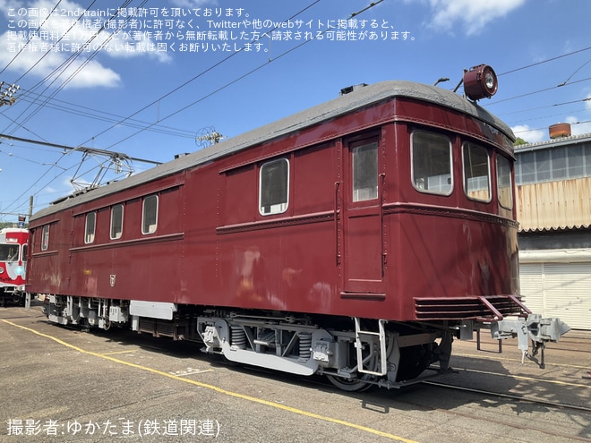鈴蘭台車庫で撮影された【神鉄】鈴蘭台車庫「デ101お披露目会」開催
