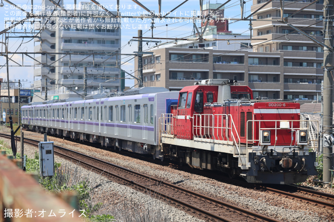 成瀬～長津田間で撮影された【メトロ】18000系18114F出場甲種輸送
