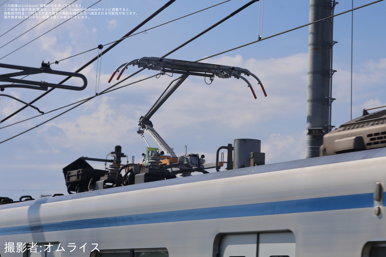 【西武】20000系20151F 地下直車用のパンタグラフと同じものへ換装の拡大写真