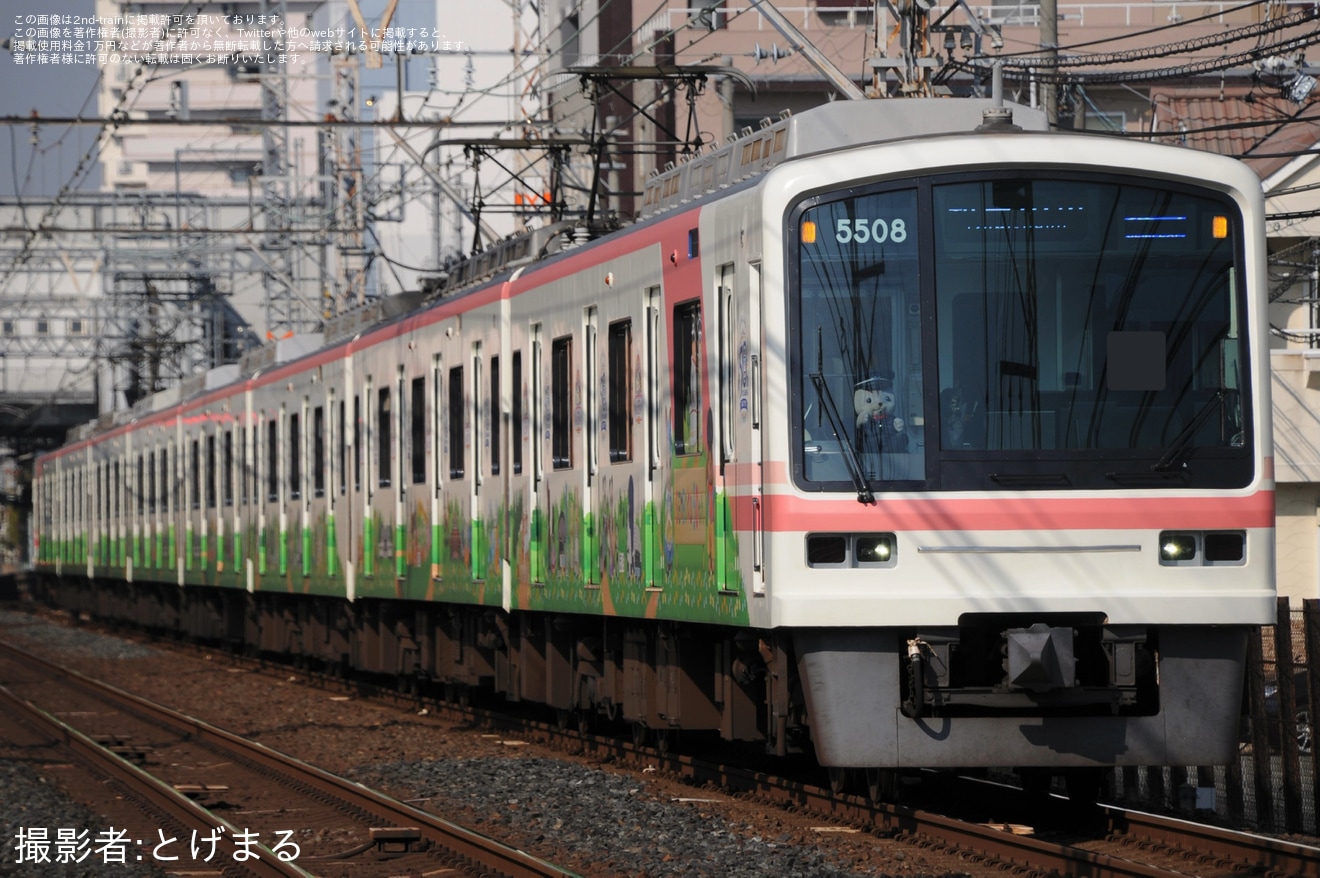 【南海】元泉北の5000系5507Fが、南海塗装になって営業運転復帰の拡大写真