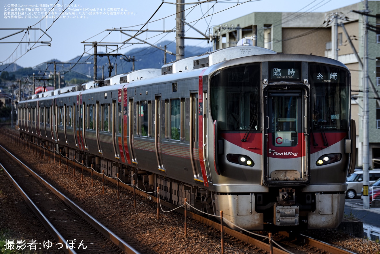 【JR西】おのみち住吉花火まつりの開催に伴い尾道周辺で臨時列車が運転の拡大写真