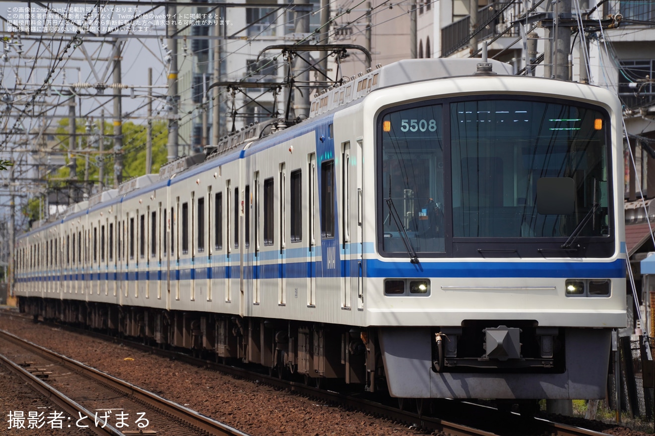 【南海】元泉北の5000系5507Fが、南海塗装になって営業運転復帰の拡大写真