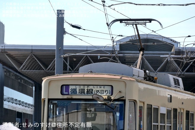 【広電】ダイヤ改正と駅前大橋ルートの開業を不明で撮影した写真