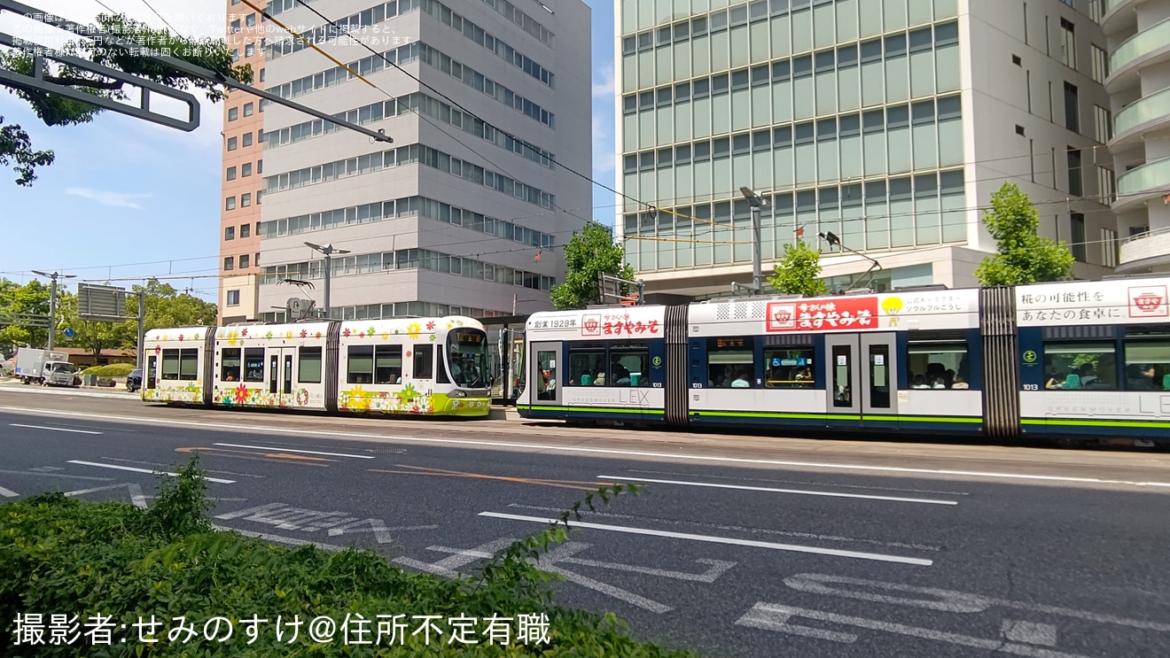 【広電】ダイヤ改正と駅前大橋ルートの開業の拡大写真