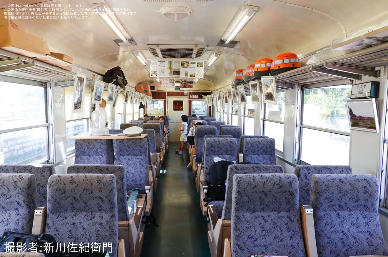 【しな鉄】「坂城どんどん まつり」開催に合わせて169系が車内含めて解放の拡大写真