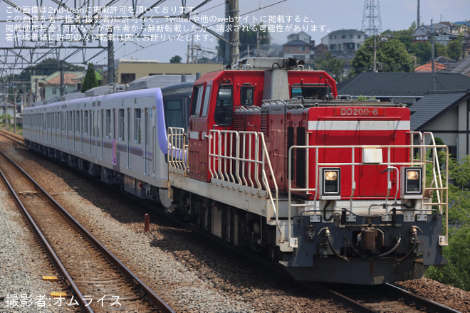 片倉駅で撮影された【メトロ】18000系18114F出場甲種輸送