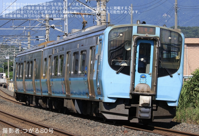 【青い森】特別快速「ねぶたモーリー」・有料定員制特別快速「ねぶたライナー」を運行を小柳〜東青森間で撮影した写真