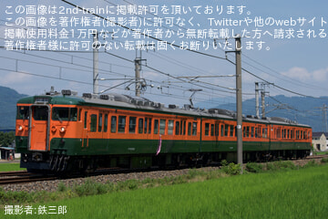 【しな鉄】115系S3編成(湘南色) 屋代出場試運転