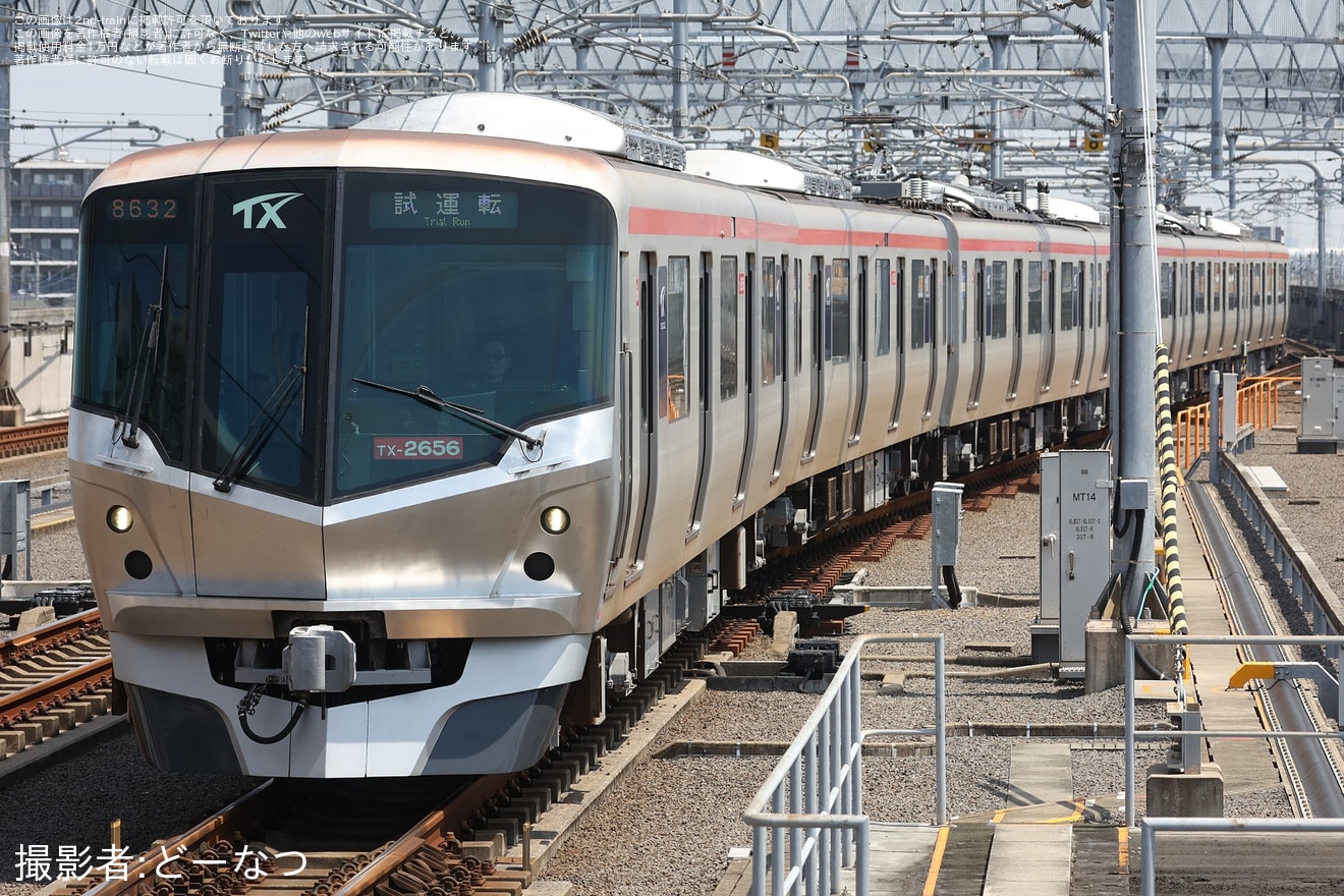 【TX】TX-2000系TX-2656F(TX-2156F)試運転の拡大写真