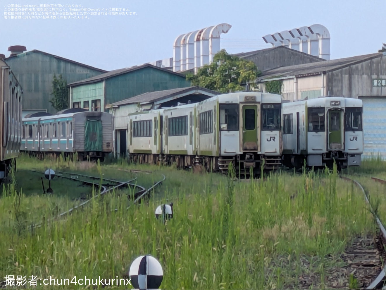 【JR東】E501系K752編成とK753編成から4号車が脱車され4両編成化の拡大写真