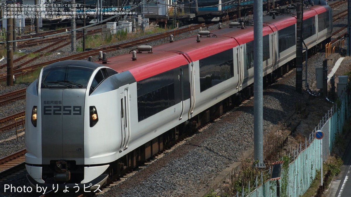 JR東】E259系Ne019編成大宮総合車両センター入場回送(202508) |2nd