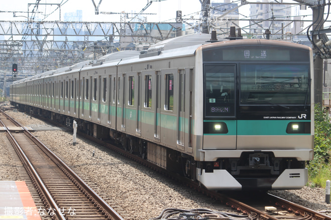 池袋駅で撮影された【JR東】E233系マト5編成 東京総合車両センター出場